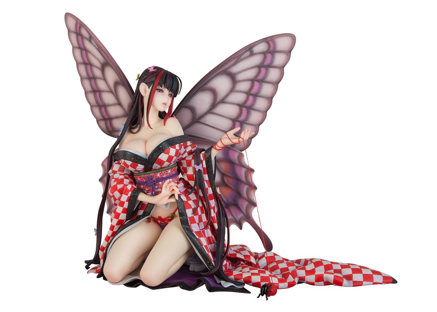 Original Character Hoteri PVC Statue Red Butterfly Illustration by Jin Happobi 16 cm