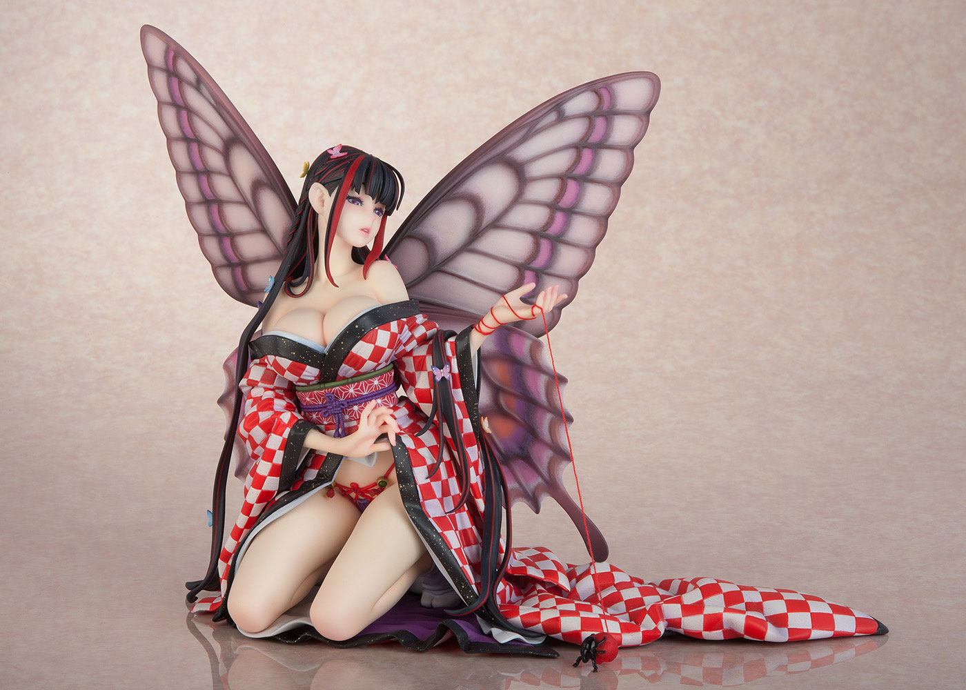 Original Character Hoteri PVC Statue Red Butterfly Illustration by Jin Happobi 16 cm