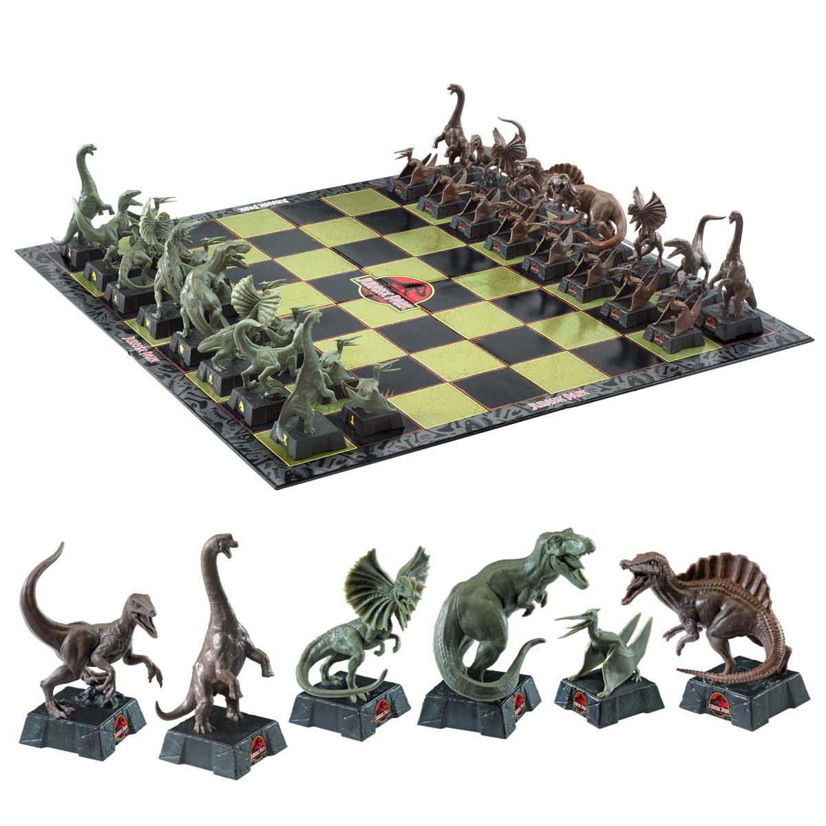 Jurassic Park Schachspiel Dinosaurs