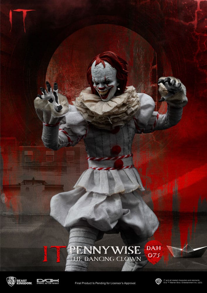 Stephen King's Es Dynamic 8ction Heroes Actionfigur 1/9 Pennywise 21 cm