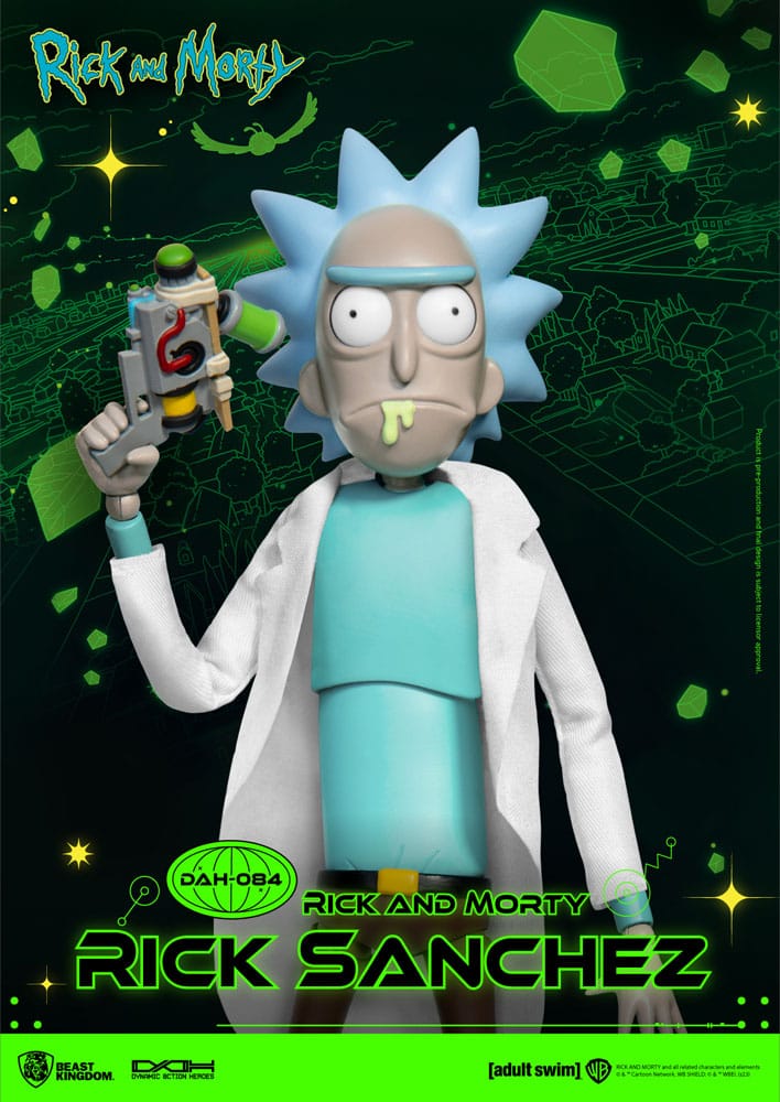 Rick and Morty Dynamic 8ction Heroes Actionfigur 1/9 Rick Sanchez 23 cm