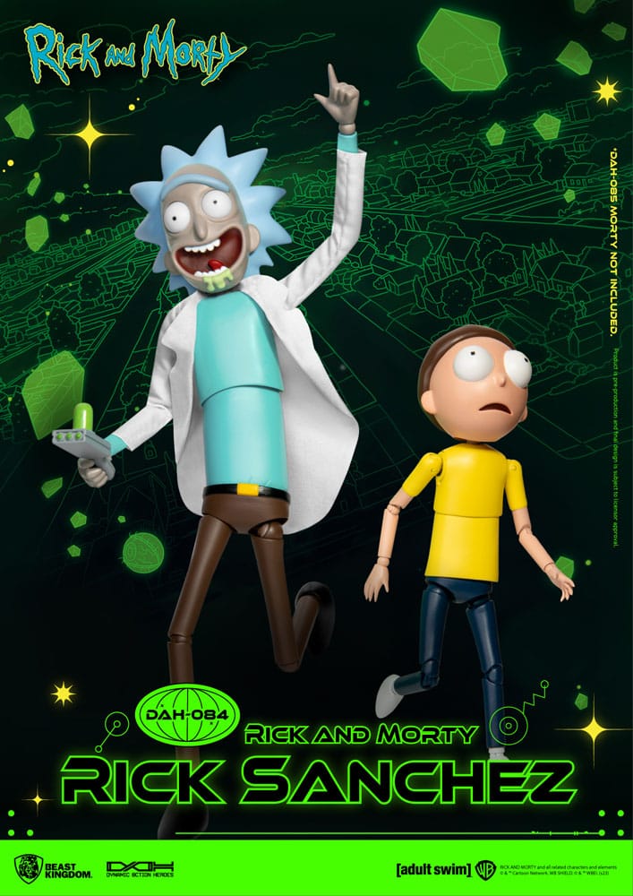 Rick and Morty Dynamic 8ction Heroes Actionfigur 1/9 Rick Sanchez 23 cm