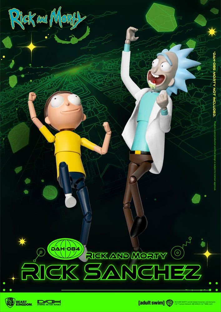 Rick and Morty Dynamic 8ction Heroes Actionfigur 1/9 Rick Sanchez 23 cm