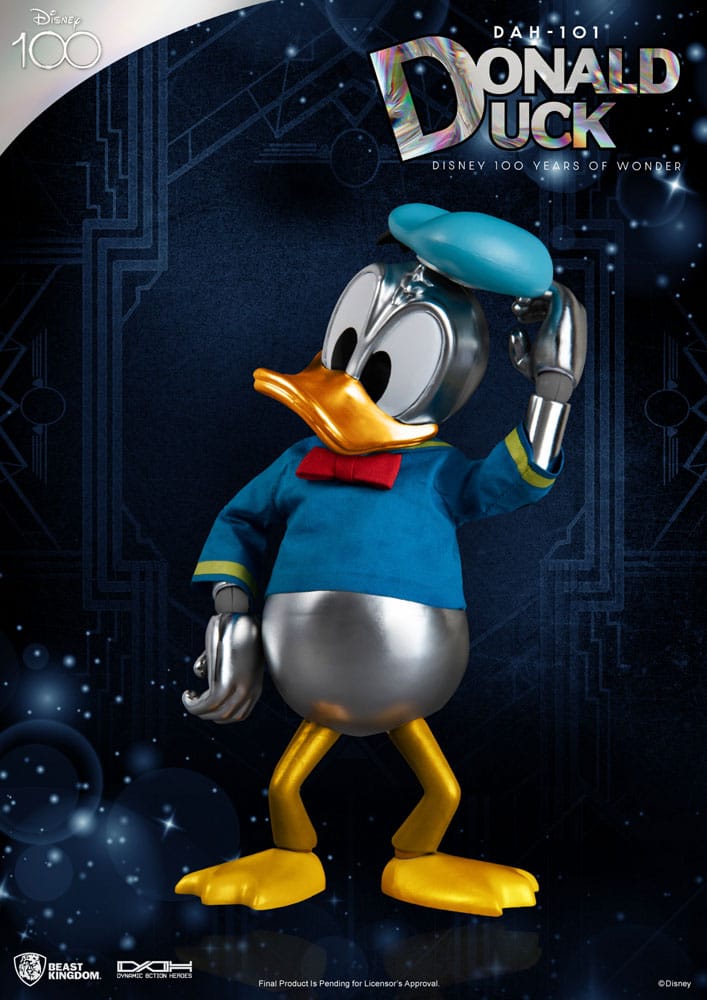 Disney 100 Years of Wonder Dynamic 8ction Heroes Actionfigur 1/9 Donald Duck 16 cm