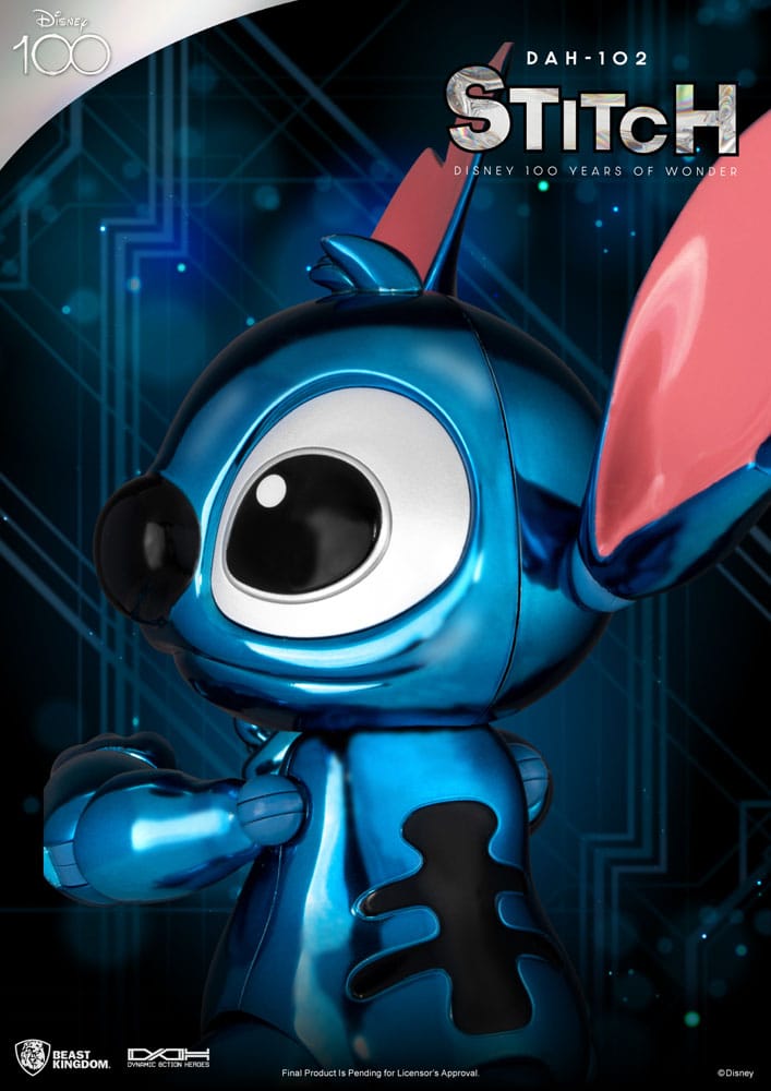 Disney 100 Years of Wonder Dynamic 8ction Heroes Actionfigur 1/9 Stitch (Lilo & Stitch) 16 cm