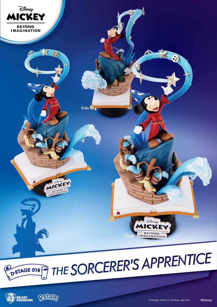 Micky Beyond Imagination D-Stage PVC Diorama The Sorcerer's Apprentice 15 cm