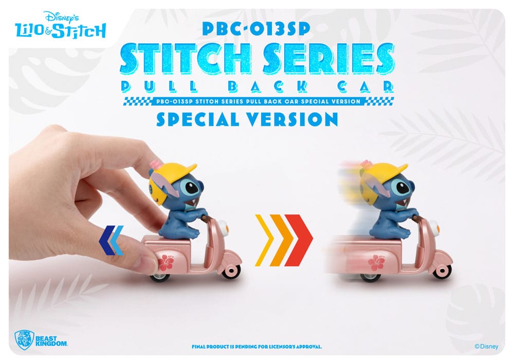 Lilo & Stitch Pull Back Car Series Rückzug-Autos Blind Box 6er-Pack Special Edition