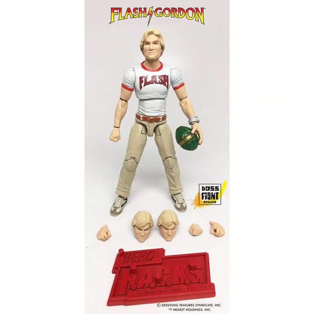 Flash Gordon Hero H.A.C.K.S. Actionfigur Flash Gordon with Lunchbox
