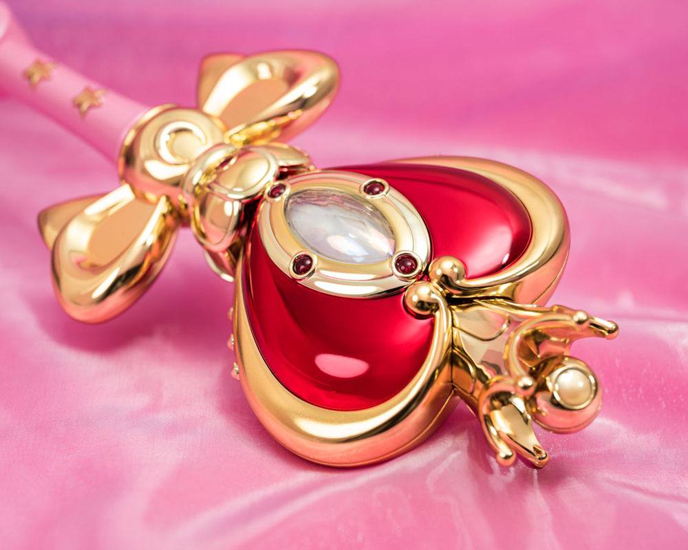 Sailor Moon Proplica Replik 1/1 Kosmisches Zepter der Mondherzen Brilliant Color Edition 48 cm