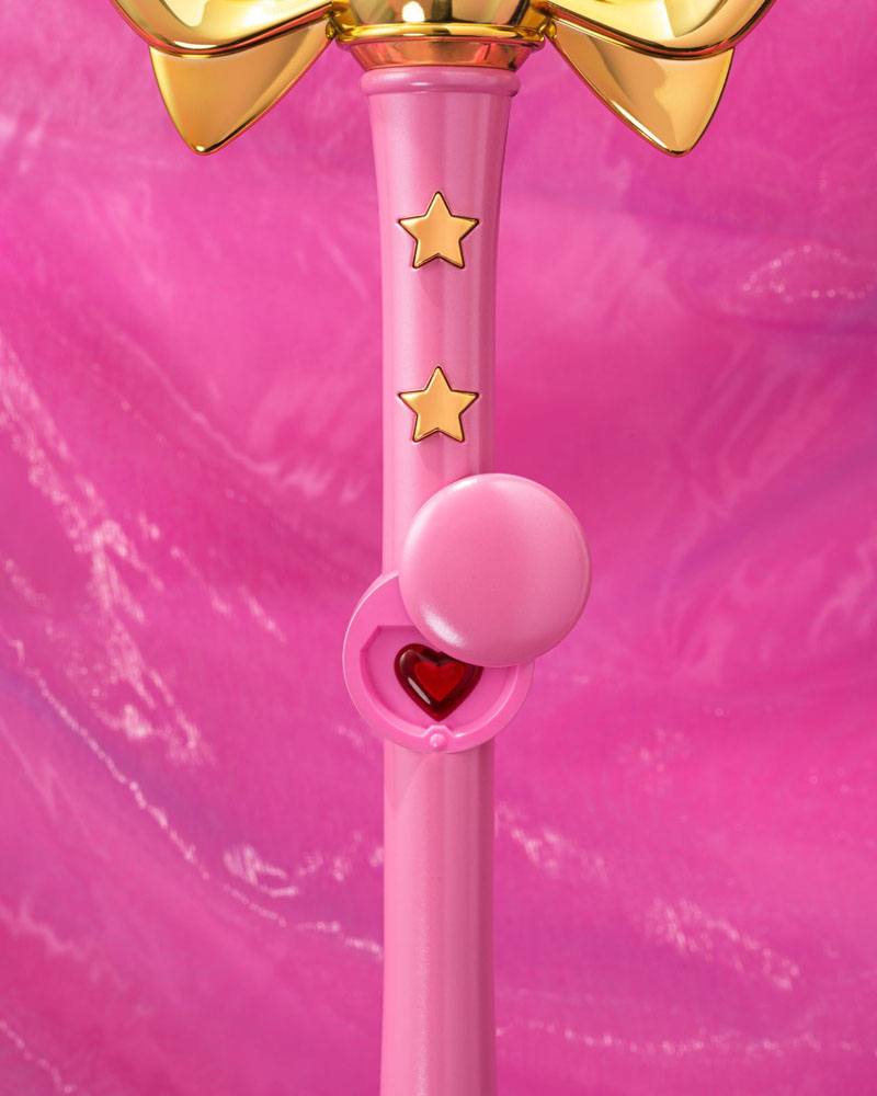 Sailor Moon Proplica Replik 1/1 Kosmisches Zepter der Mondherzen Brilliant Color Edition 48 cm