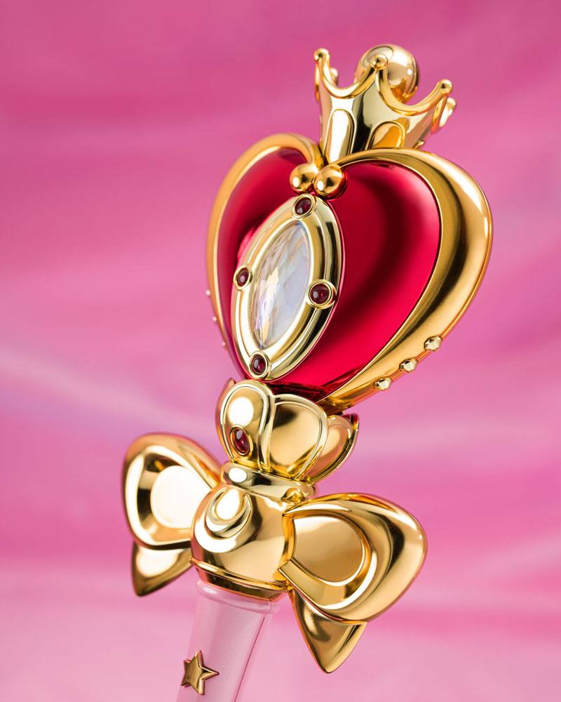 Sailor Moon Proplica Replik 1/1 Kosmisches Zepter der Mondherzen Brilliant Color Edition 48 cm