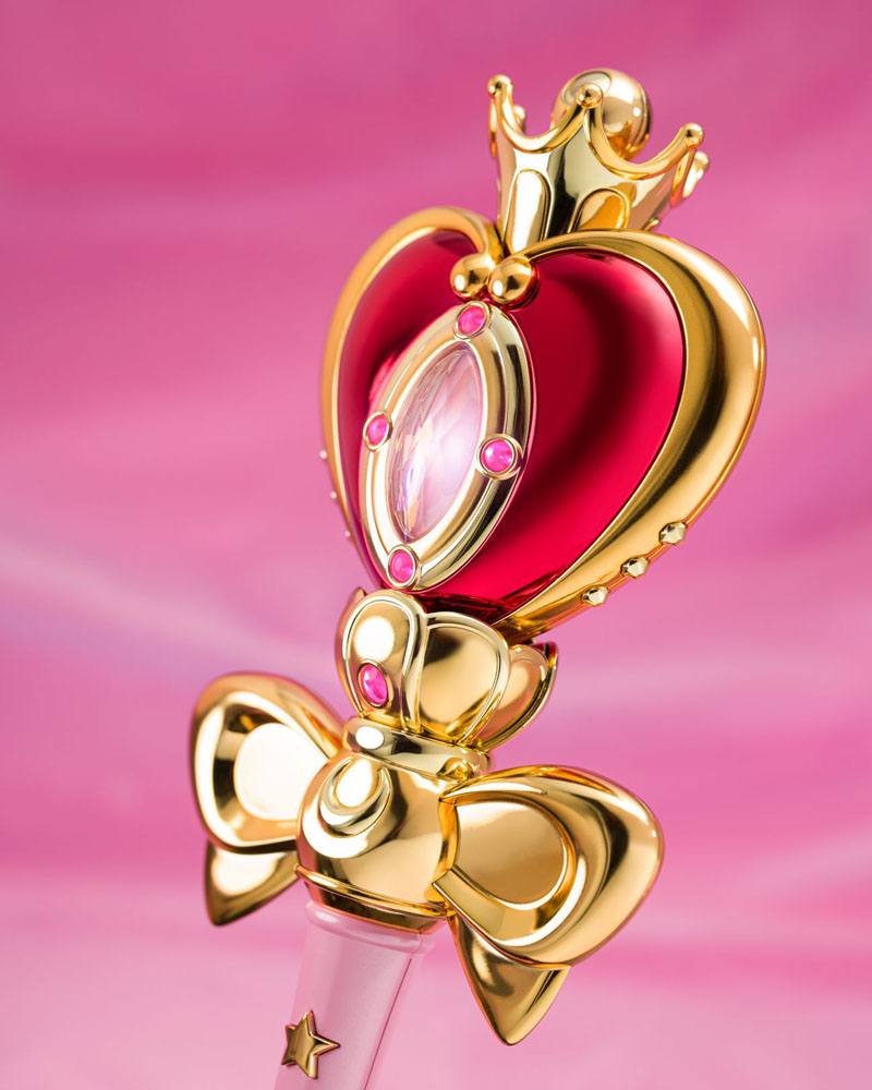 Sailor Moon Proplica Replik 1/1 Kosmisches Zepter der Mondherzen Brilliant Color Edition 48 cm