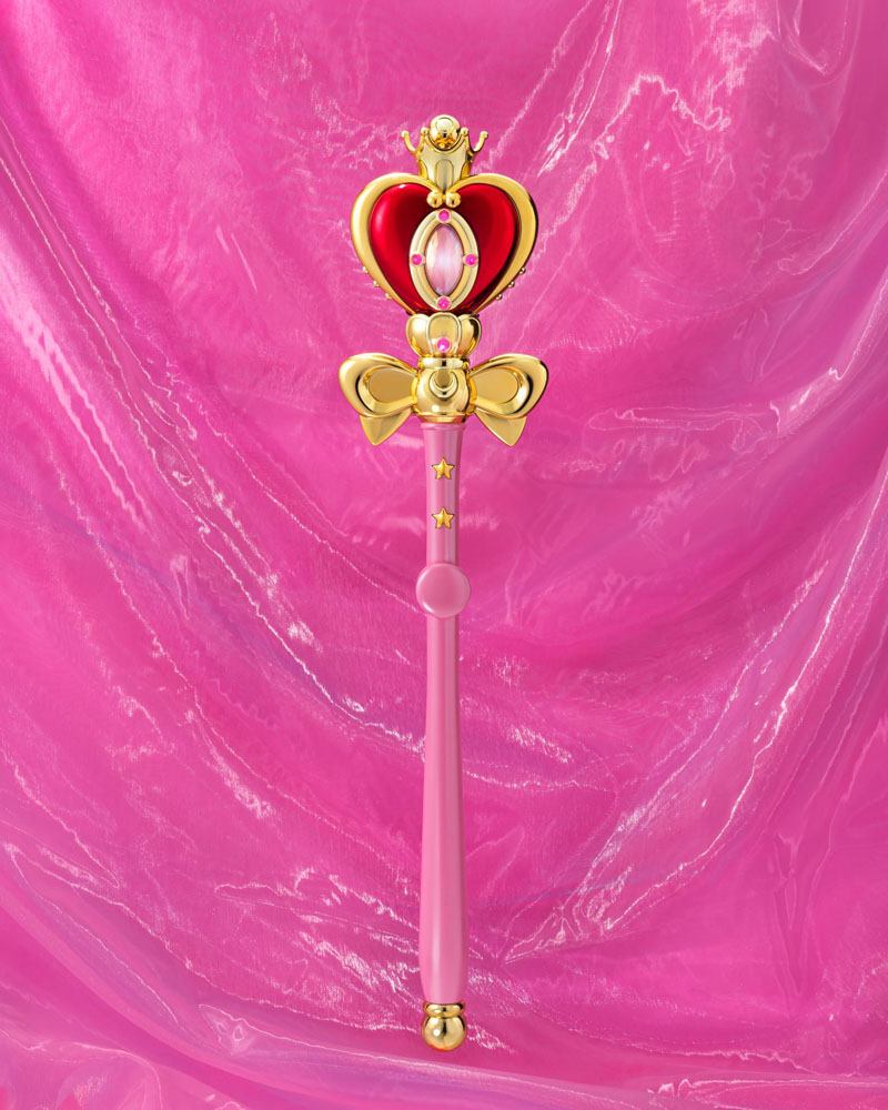 Sailor Moon Proplica Replik 1/1 Kosmisches Zepter der Mondherzen Brilliant Color Edition 48 cm