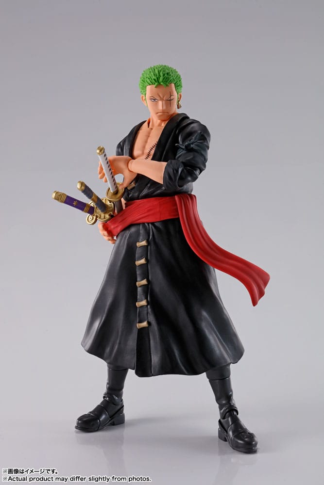 One Piece S.H. Figuarts Actionfigur Lorenor Zorro (The Raid on Onigashima) 15 cm