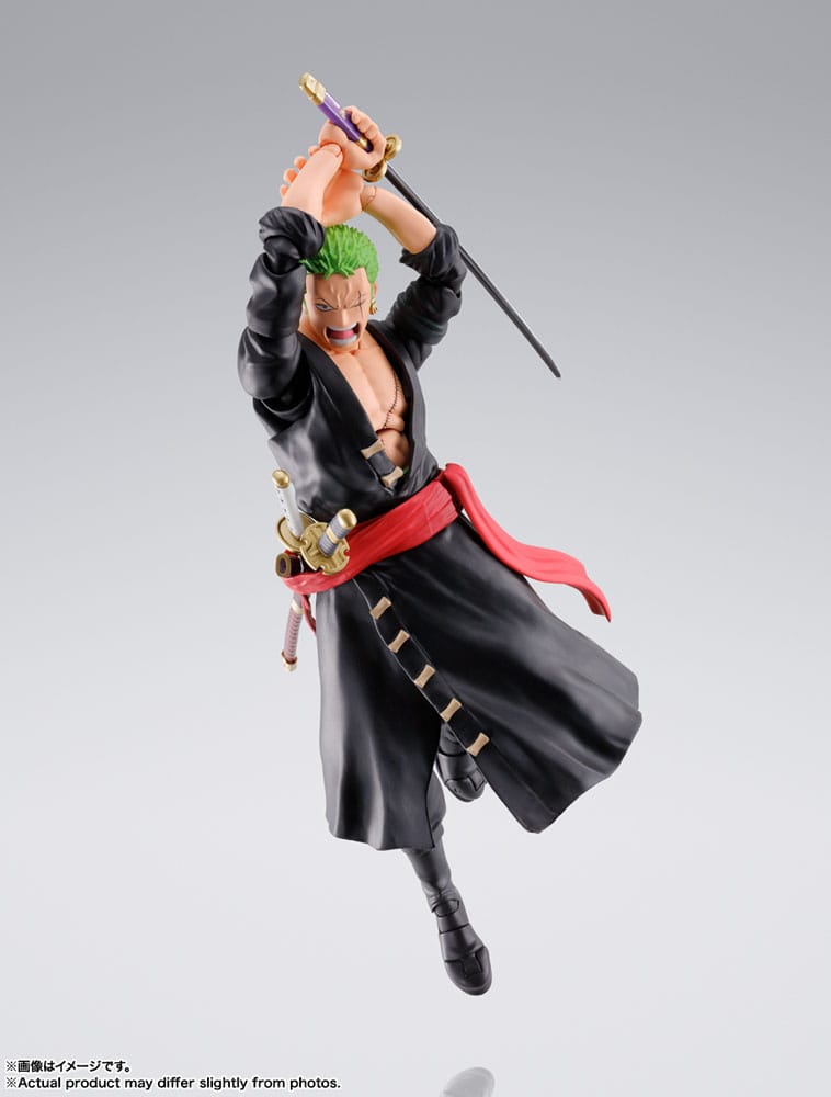 One Piece S.H. Figuarts Actionfigur Lorenor Zorro (The Raid on Onigashima) 15 cm