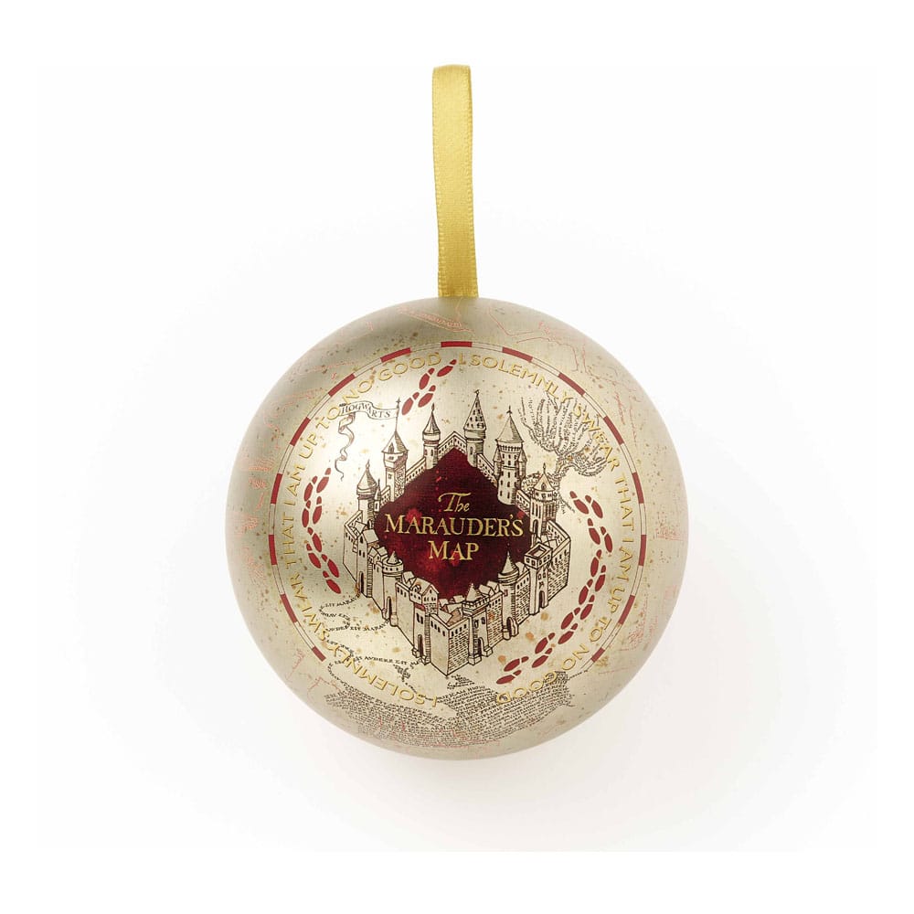 Harry Potter Christbaumschmuck mit Ansteck-Pin Marauders Map
