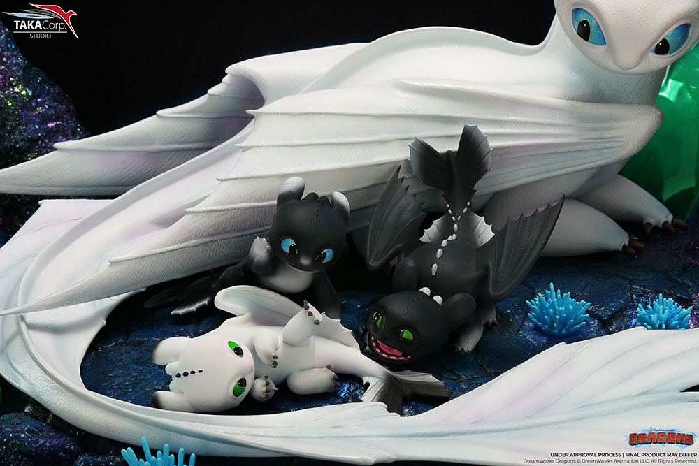 Drachenzähmen leicht gemacht Statue 1/6 Tagschatten & Tag-Nächte 36 cm