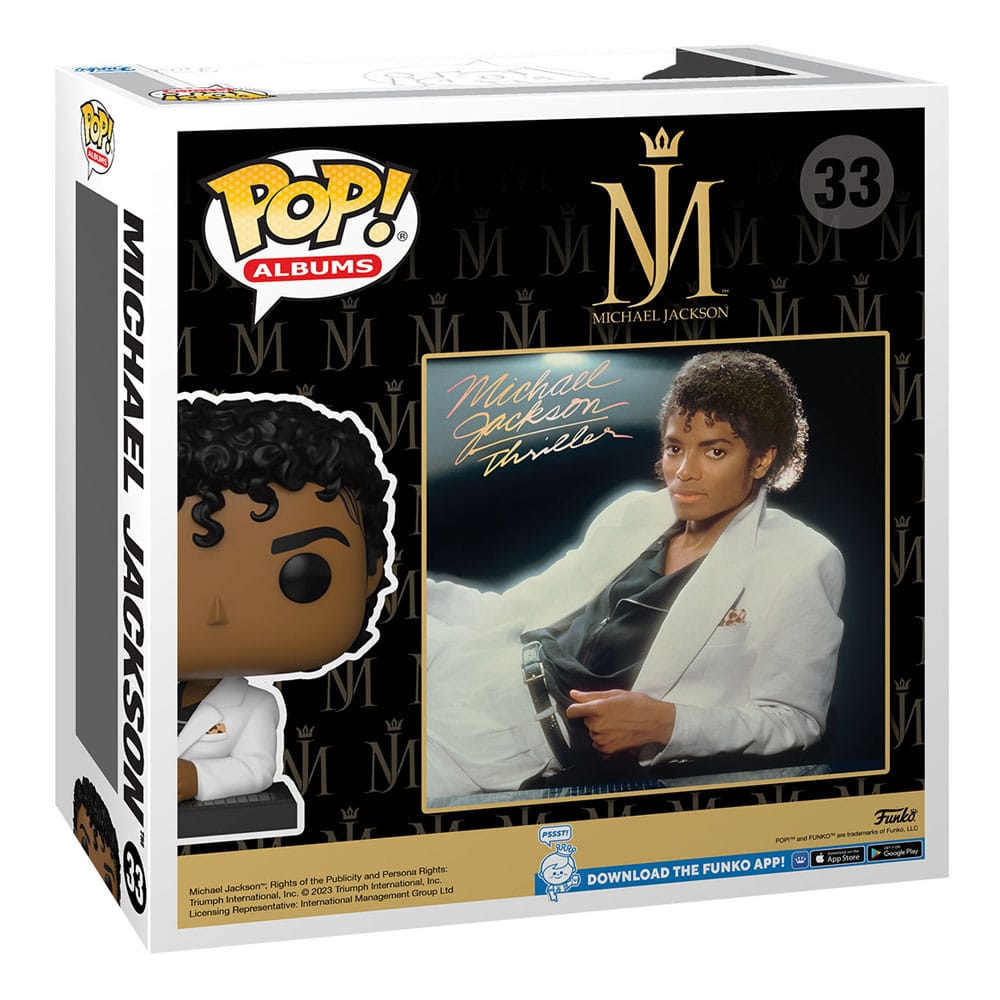 Michael Jackson POP! Albums Vinyl Figur Thriller 9 cm