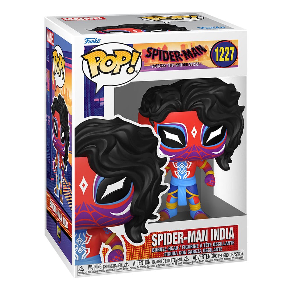 Spider-Man: Across the Spider-Verse POP! Movies Vinyl Figur Spider-Man India 9 cm