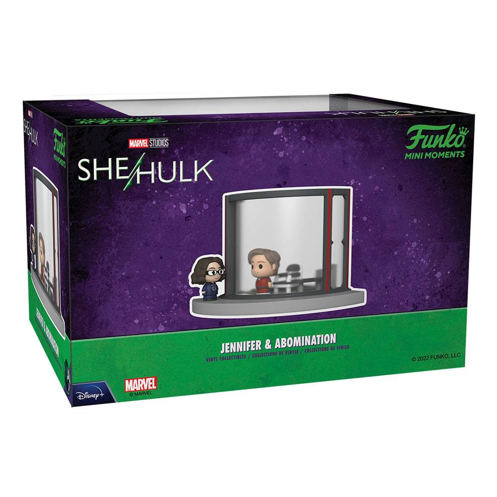 She-Hulk POP! Mini Moment Vinyl Figur Jennifer & Abomination 5 cm