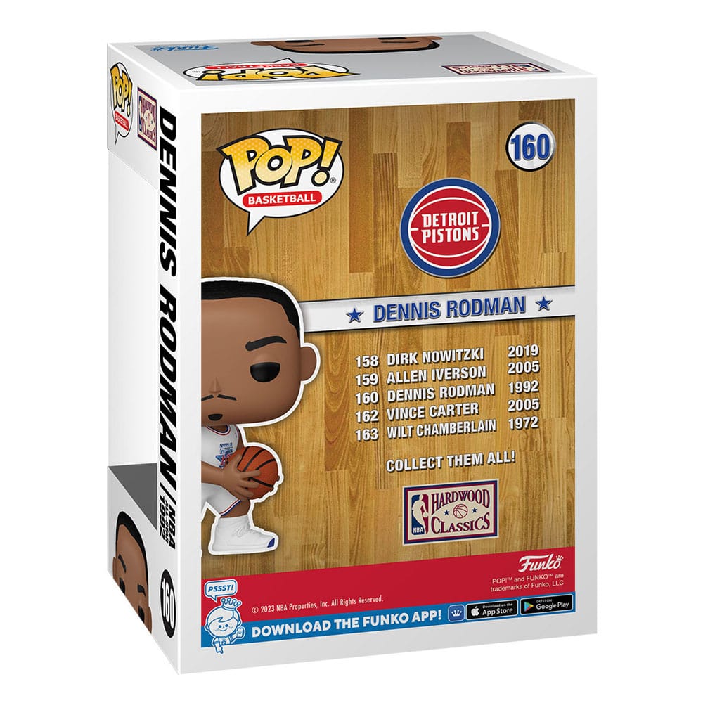 NBA Legends POP! Sports Vinyl Figur Dennis Rodman (1992) 9 cm