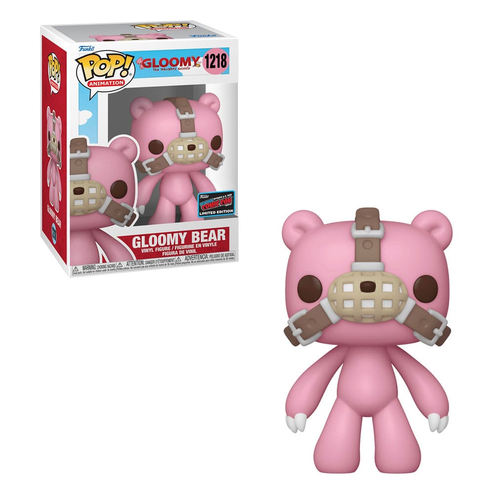 Gloomy Bear POP! Animation Vinyl Figuren Gloomy The Naughty Grizzly Flocked Chase 9 cm Sortiment (6)