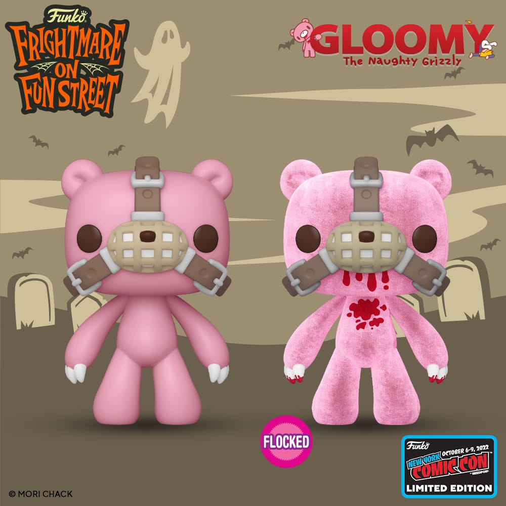 Gloomy Bear POP! Animation Vinyl Figuren Gloomy The Naughty Grizzly Flocked Chase 9 cm Sortiment (6)
