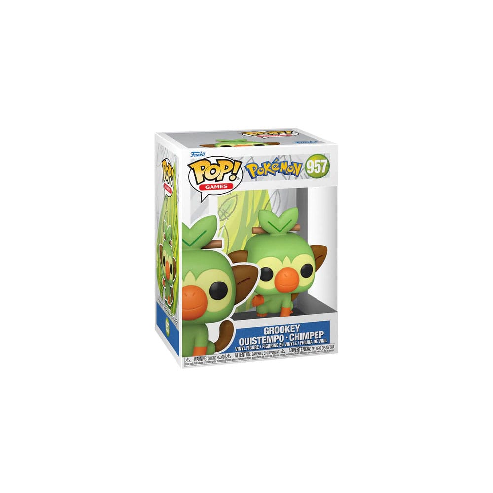 Pokemon POP! Games Vinyl Figur Grookey (EMEA) 9 cm