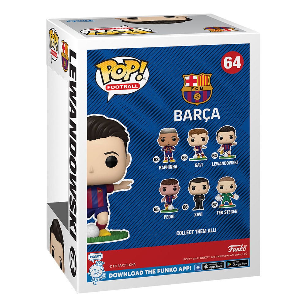 EFL POP! Football Vinyl Figur Barcelona - Lewandowski 9 cm
