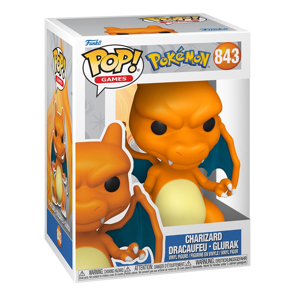 Pokemon POP! Games Vinyl Figur Charizard (EMEA) 9 cm