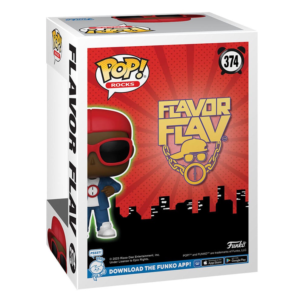 Flavor Flav POP! Rocks Vinyl Figur Flavor of Love 9 cm