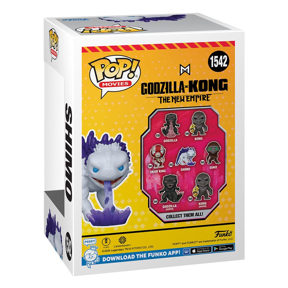 Godzilla vs. Kong 2 POP! Movies Vinyl Figur Shimo w/Ice-Ray 9 cm