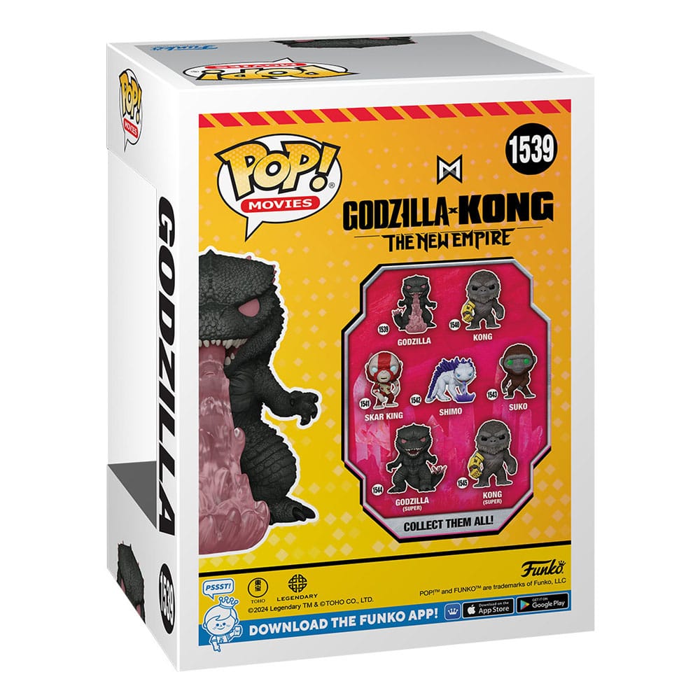 Godzilla vs. Kong 2 POP! Movies Vinyl Figur Godzilla w/Heat-Ray 9 cm