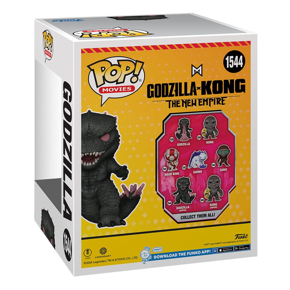 Godzilla vs Kong 2 Oversized POP! Vinyl Figur Godzilla 15 cm