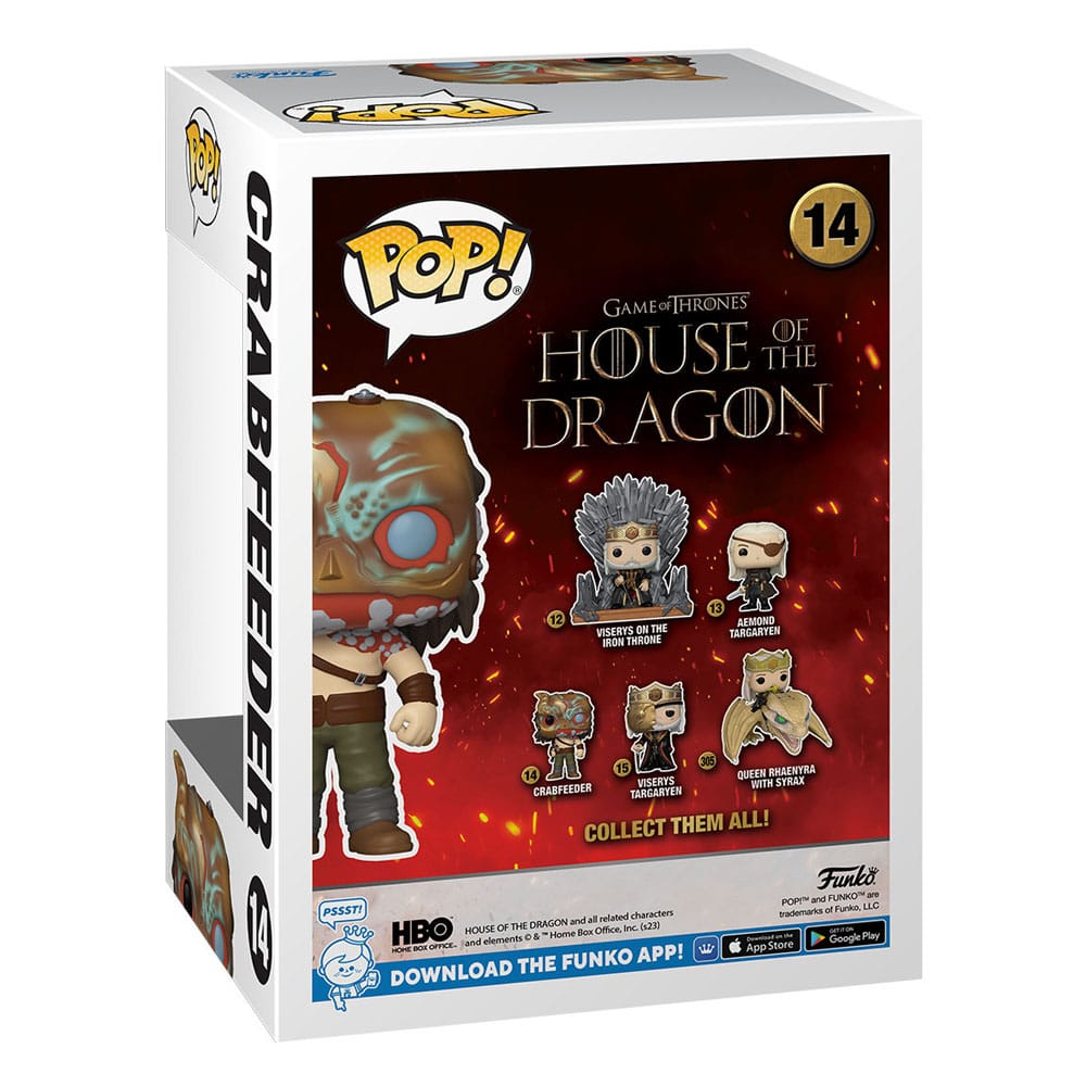 House of the Dragon POP! TV Vinyl Figur Crabfeeder 9 cm