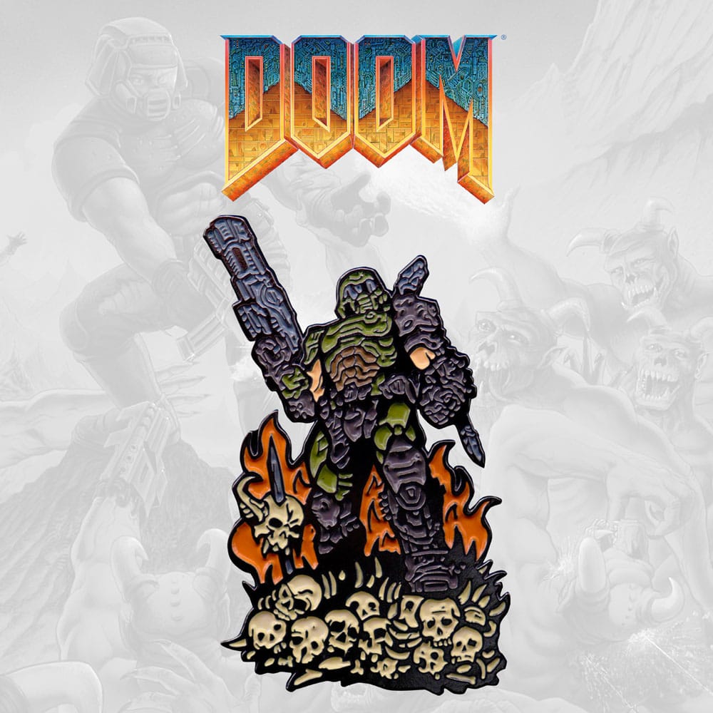 Doom Eternal Ansteck-Pin Doom Guy Limited Edition