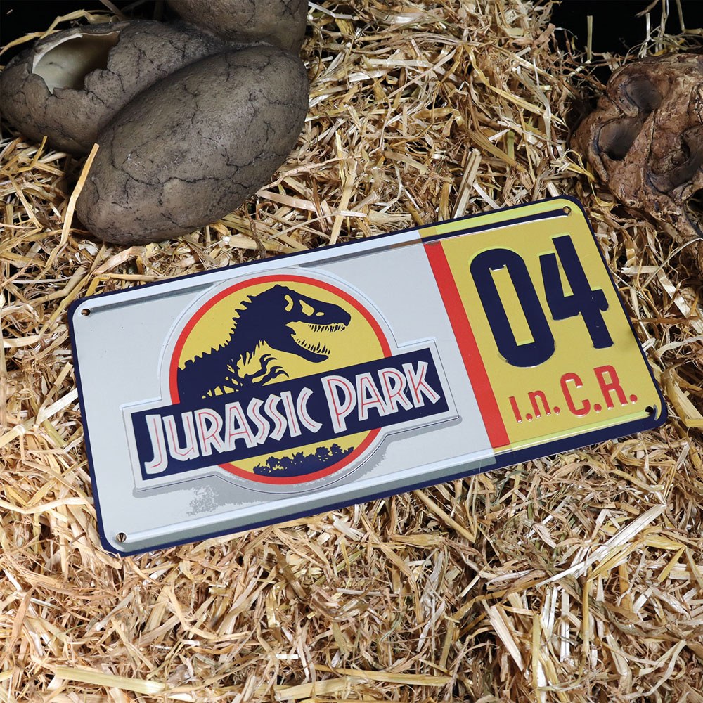 Jurassic Park Replik 1/1 Dennis Nedry Nummernschild