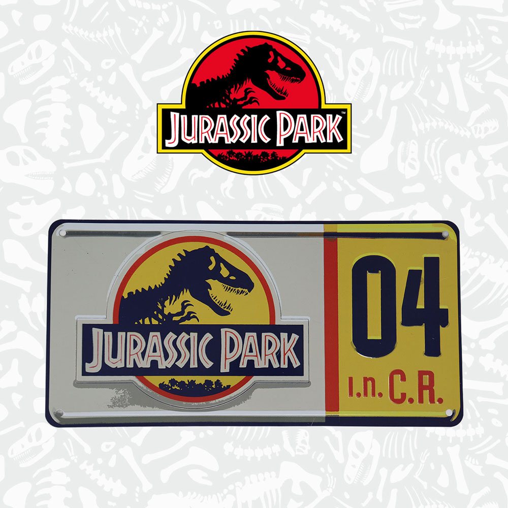 Jurassic Park Replik 1/1 Dennis Nedry Nummernschild