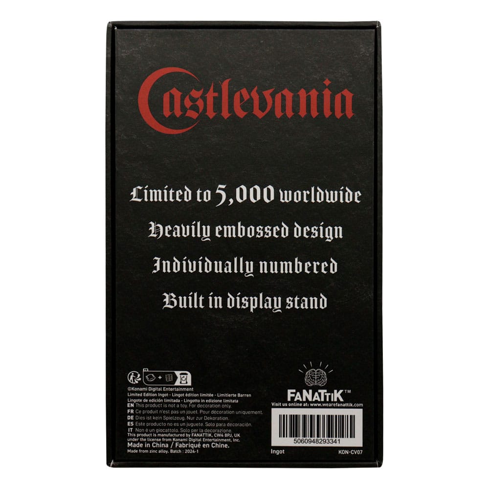 Castlevania Metallbarren Alucard Shield Limited Edition