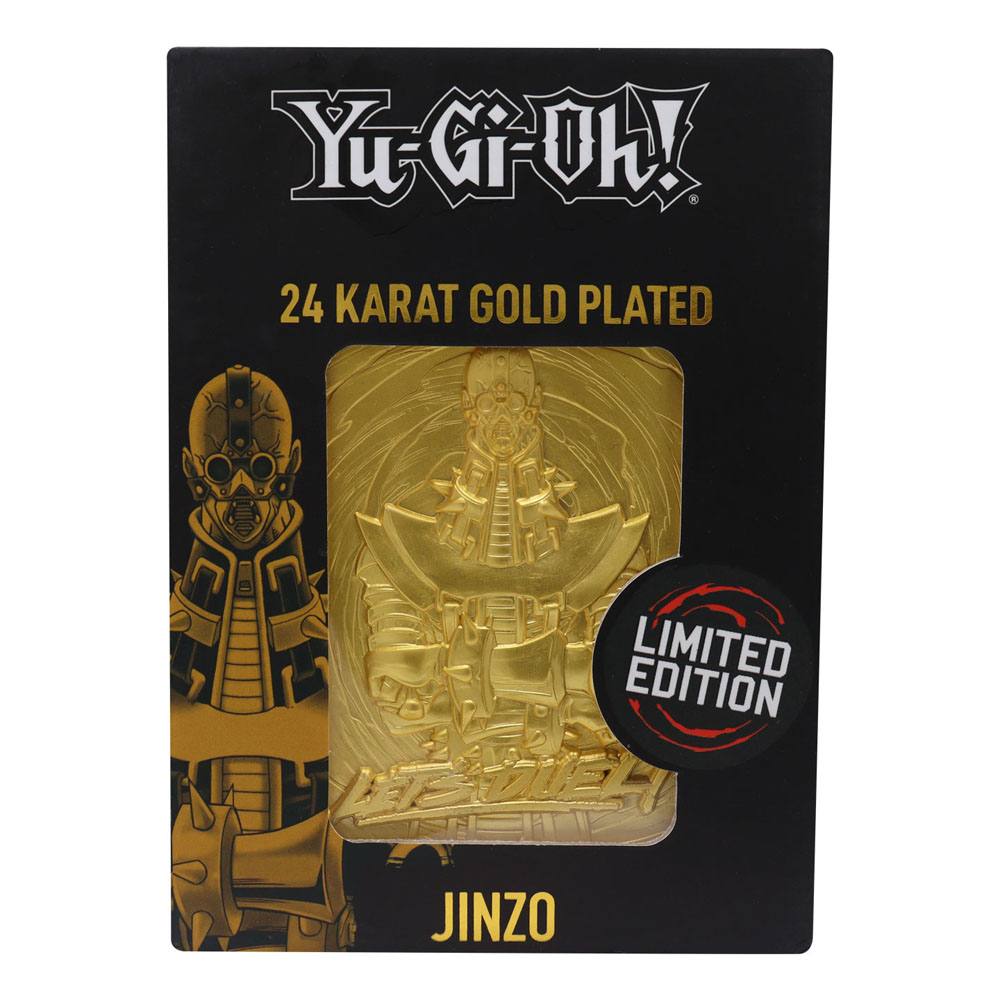 Yu-Gi-Oh! Metallbarren Jinzo Limited Edition (vergoldet)