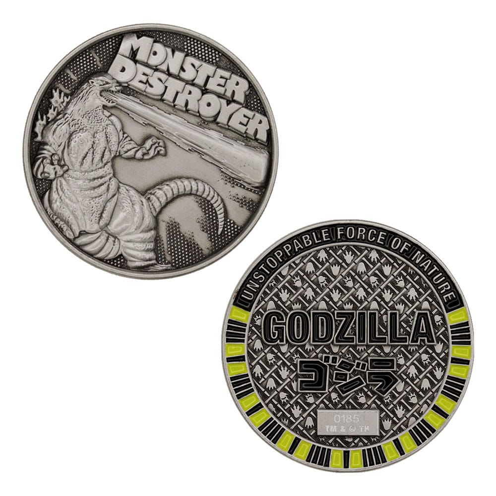 Godzilla Sammelmünze 70th Anniversary Limited Edition