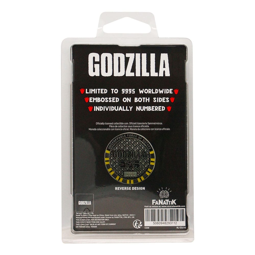 Godzilla Sammelmünze 70th Anniversary Limited Edition