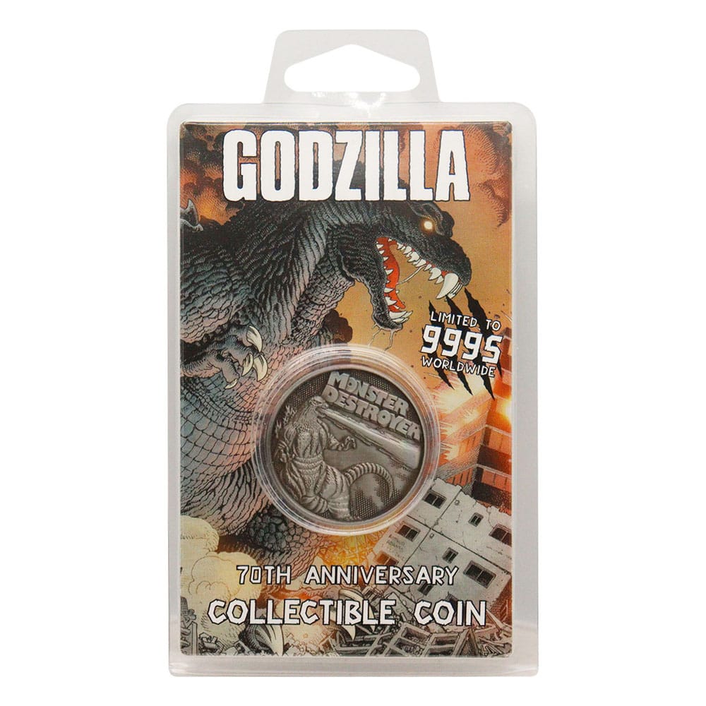 Godzilla Sammelmünze 70th Anniversary Limited Edition