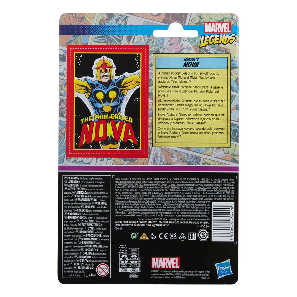 Marvel Legends Retro Collection Actionfigur 2022 Marvel's Nova 10 cm