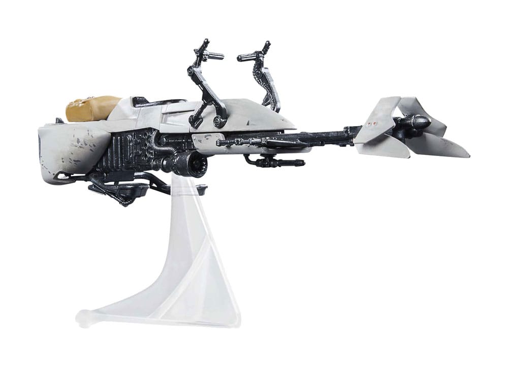 Star Wars: The Mandalorian Vintage Collection Fahrzeug mit Figuren Speeder Bike with Scout Trooper & Grogu