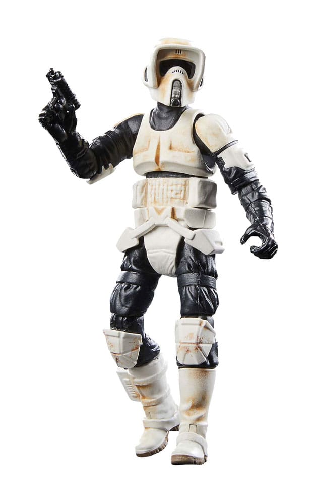 Star Wars: The Mandalorian Vintage Collection Fahrzeug mit Figuren Speeder Bike with Scout Trooper & Grogu