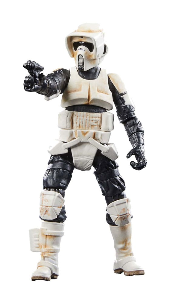 Star Wars: The Mandalorian Vintage Collection Fahrzeug mit Figuren Speeder Bike with Scout Trooper & Grogu
