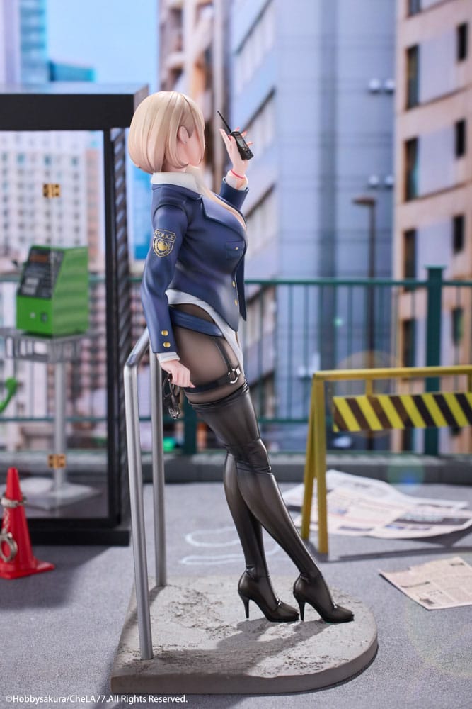 Original Illustration PVC Statue 1/6 Naughty Police Woman Illustration by CheLA77 27 cm