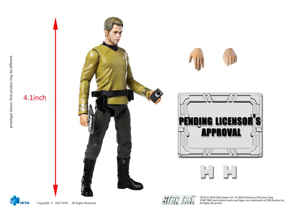 Star Trek Exquisite Mini Actionfigur 1/18 Star Trek 2009 Kirk 10 cm