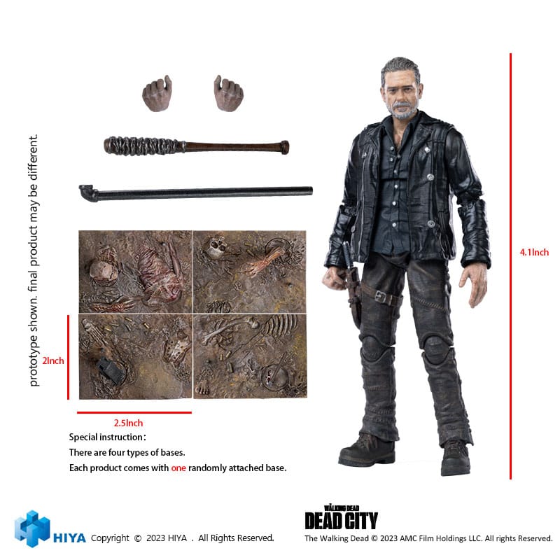 The Walking Dead Exquisite Mini Actionfigur 1/18 Dead City Negan 11 cm